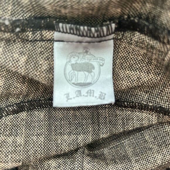 LAMB Plaid Black Logo Front Pocket Zip Up Jumper Dress Gwen Stefani 2007 Size 6 - Picture 8 of 10